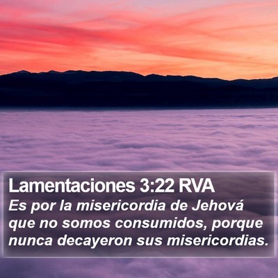 Lamentaciones 3:22 RVA Bible Verse Image