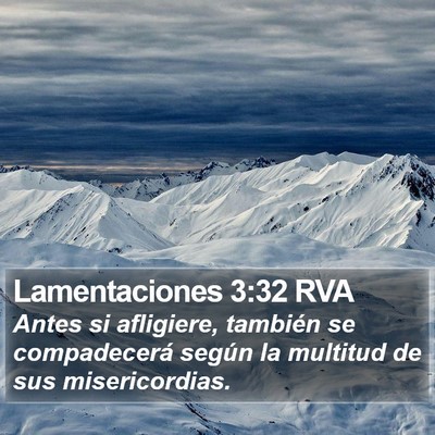 Lamentaciones 3:32 RVA Bible Verse Image