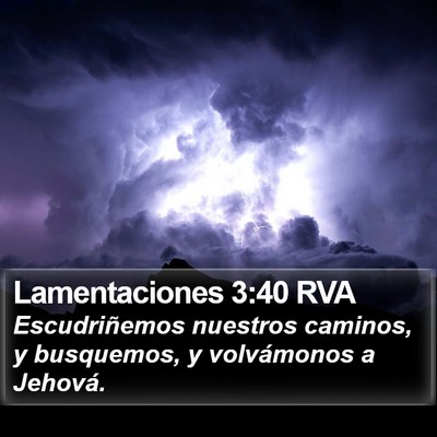 Lamentaciones 3:40 RVA Bible Verse Image
