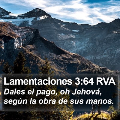 Lamentaciones 3:64 RVA Bible Verse Image