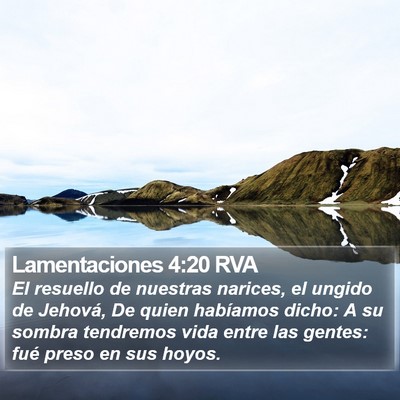 Lamentaciones 4:20 RVA Bible Verse Image
