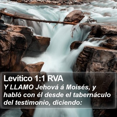 Levítico 1:1 RVA Bible Verse Image