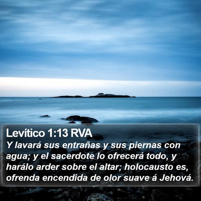 Levítico 1:13 RVA Bible Verse Image
