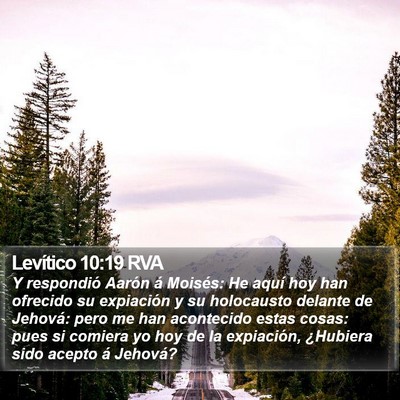 Levítico 10:19 RVA Bible Verse Image