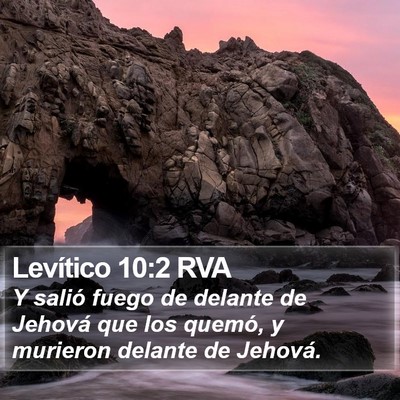 Levítico 10:2 RVA Bible Verse Image