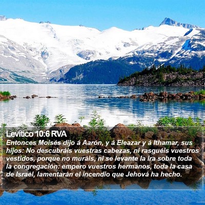 Levítico 10:6 RVA Bible Verse Image