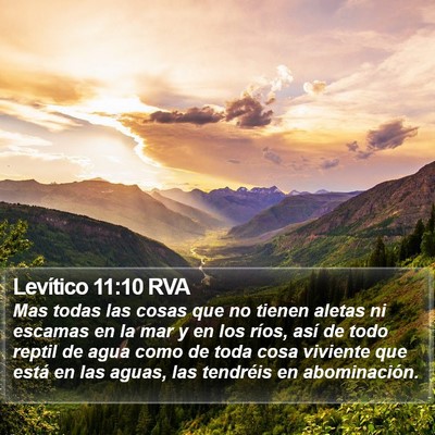 Levítico 11:10 RVA Bible Verse Image