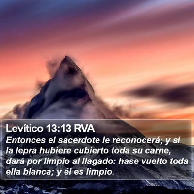 Levítico 13:13 RVA Bible Verse Image