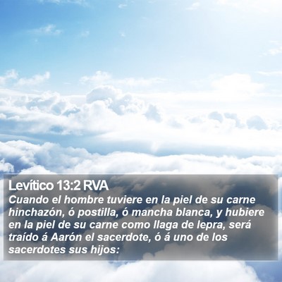 Levítico 13:2 RVA Bible Verse Image