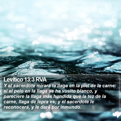Levítico 13:3 RVA Bible Verse Image