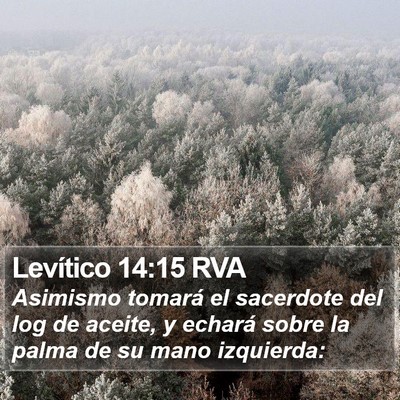 Levítico 14:15 RVA Bible Verse Image