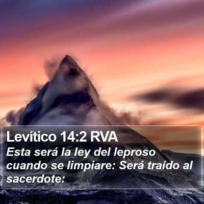 Levítico 14:2 RVA Bible Verse Image