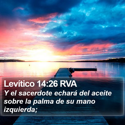 Levítico 14:26 RVA Bible Verse Image