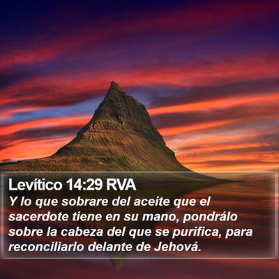 Levítico 14:29 RVA Bible Verse Image