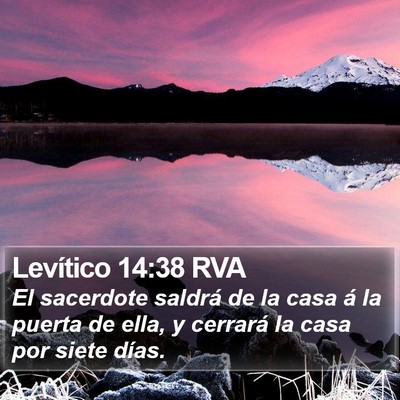 Levítico 14:38 RVA Bible Verse Image