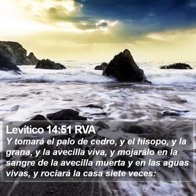 Levítico 14:51 RVA Bible Verse Image