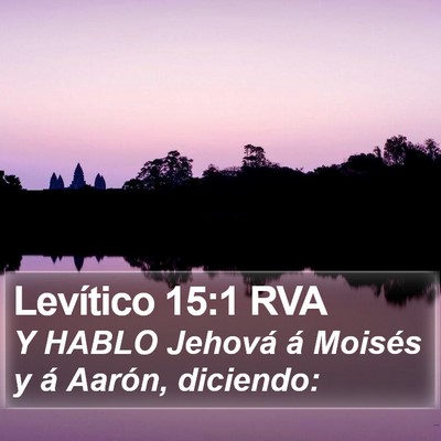 Levítico 15:1 RVA Bible Verse Image