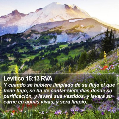 Levítico 15:13 RVA Bible Verse Image