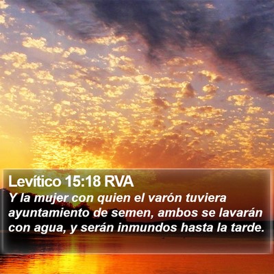 Levítico 15:18 RVA Bible Verse Image