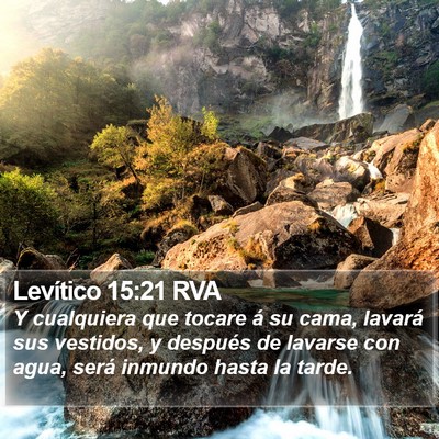 Levítico 15:21 RVA Bible Verse Image