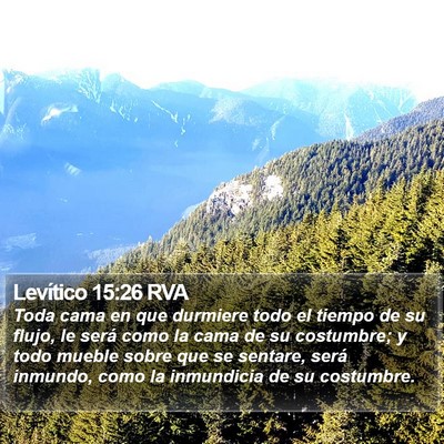 Levítico 15:26 RVA Bible Verse Image
