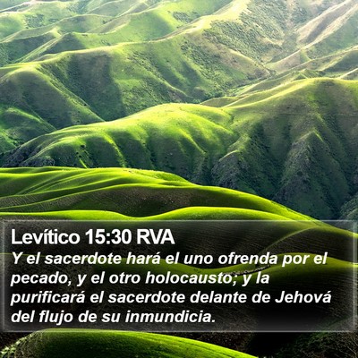 Levítico 15:30 RVA Bible Verse Image
