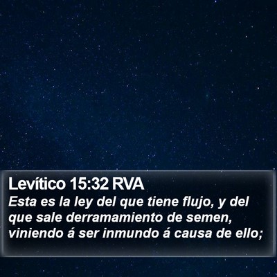 Levítico 15:32 RVA Bible Verse Image