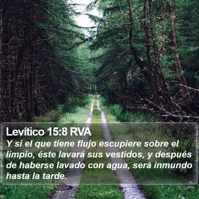 Levítico 15:8 RVA Bible Verse Image