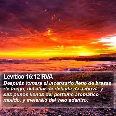 Levítico 16:12 RVA Bible Verse Image