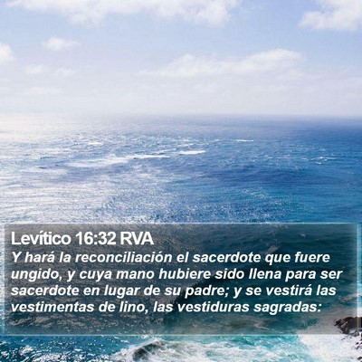 Levítico 16:32 RVA Bible Verse Image