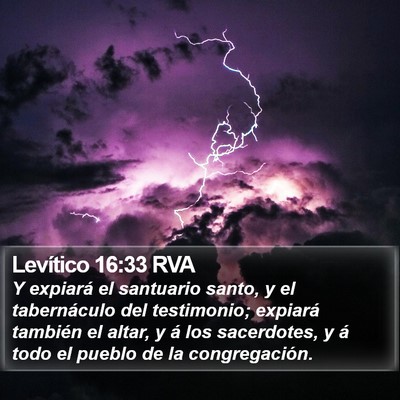 Levítico 16:33 RVA Bible Verse Image