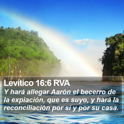 Levítico 16:6 RVA Bible Verse Image