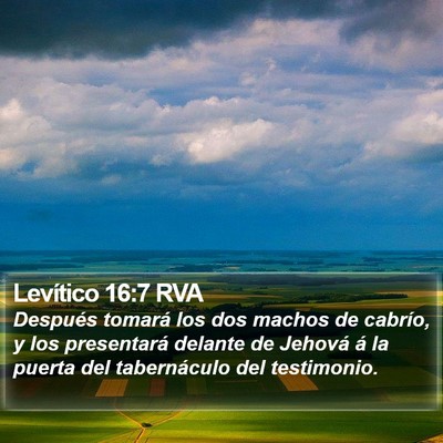 Levítico 16:7 RVA Bible Verse Image