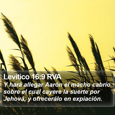 Levítico 16:9 RVA Bible Verse Image