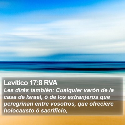 Levítico 17:8 RVA Bible Verse Image