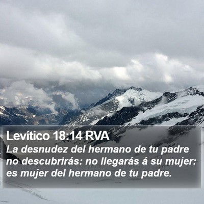 Levítico 18:14 RVA Bible Verse Image