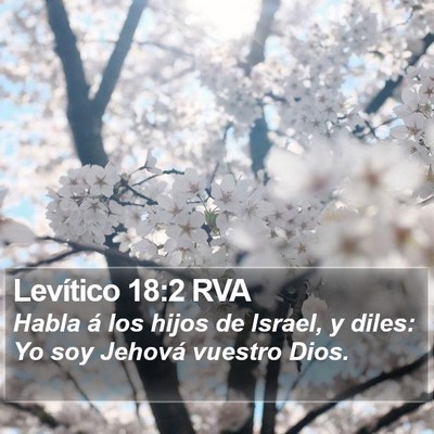 Levítico 18:2 RVA Bible Verse Image