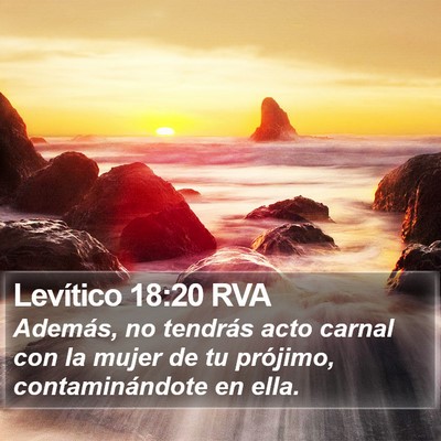 Levítico 18:20 RVA Bible Verse Image