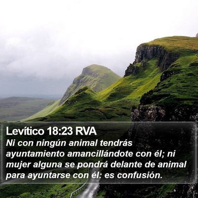 Levítico 18:23 RVA Bible Verse Image