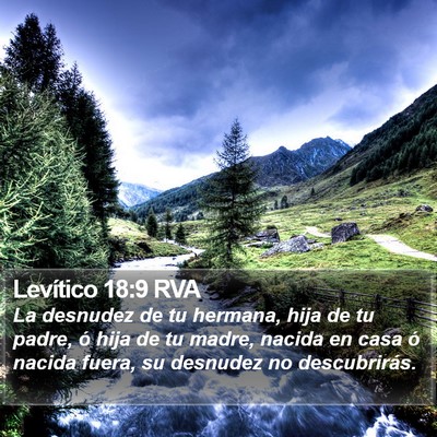 Levítico 18:9 RVA Bible Verse Image