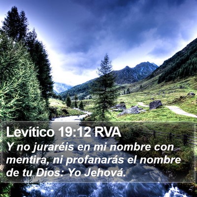 Levítico 19:12 RVA Bible Verse Image
