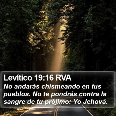 Levítico 19:16 RVA Bible Verse Image