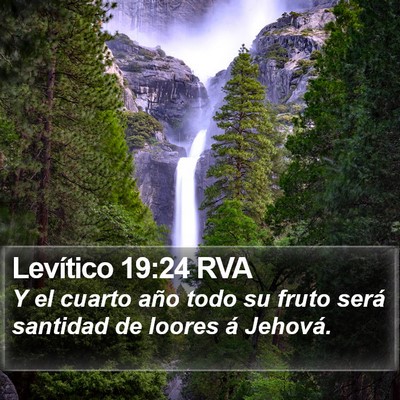 Levítico 19:24 RVA Bible Verse Image