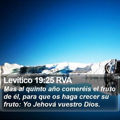 Levítico 19:25 RVA Bible Verse Image