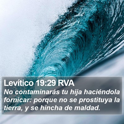 Levítico 19:29 RVA Bible Verse Image