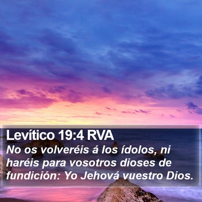 Levítico 19:4 RVA Bible Verse Image
