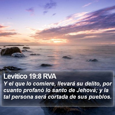 Levítico 19:8 RVA Bible Verse Image