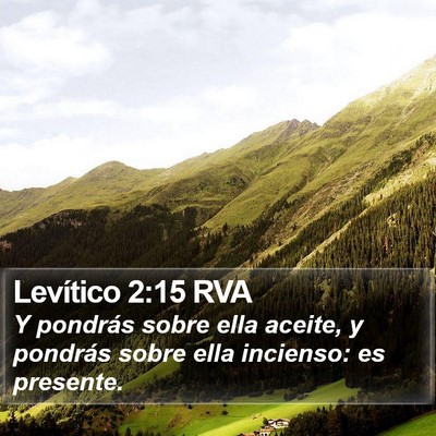 Levítico 2:15 RVA Bible Verse Image