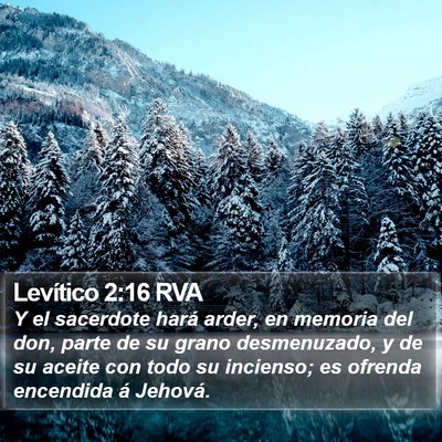 Levítico 2:16 RVA Bible Verse Image