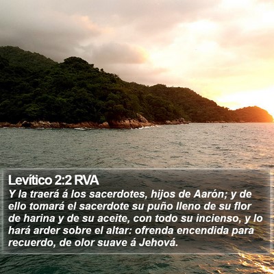 Levítico 2:2 RVA Bible Verse Image